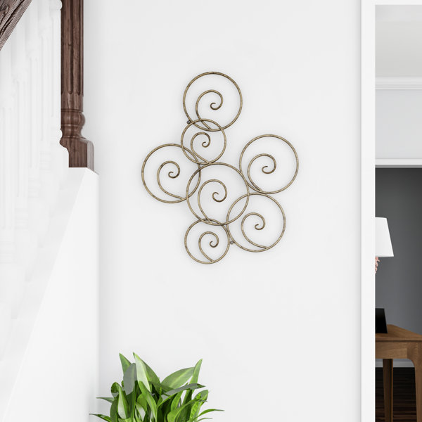 Ophelia & Co. Interlocking Circles Metal Wall Décor & Reviews Wayfair